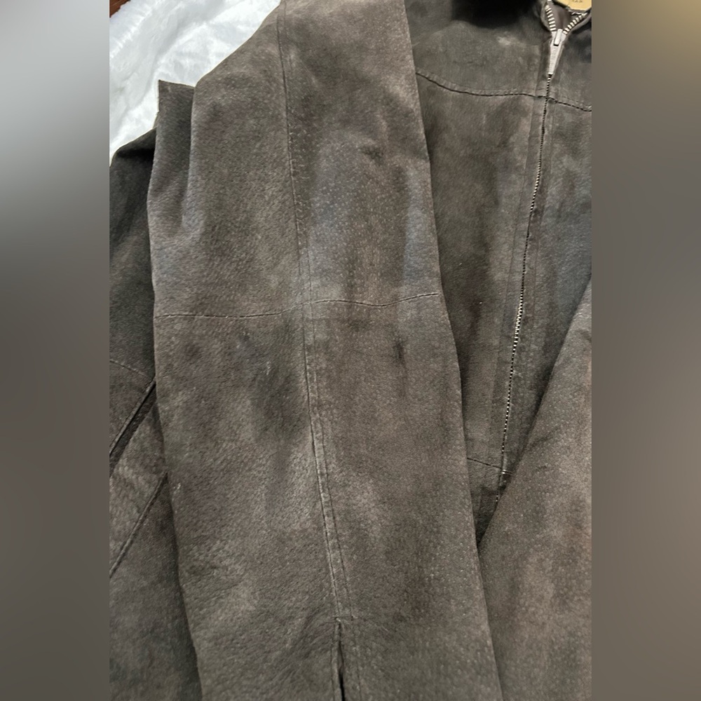 Y2K Boston Harbour Genuine Leather Jacket Size XL - Picture 12 of 15